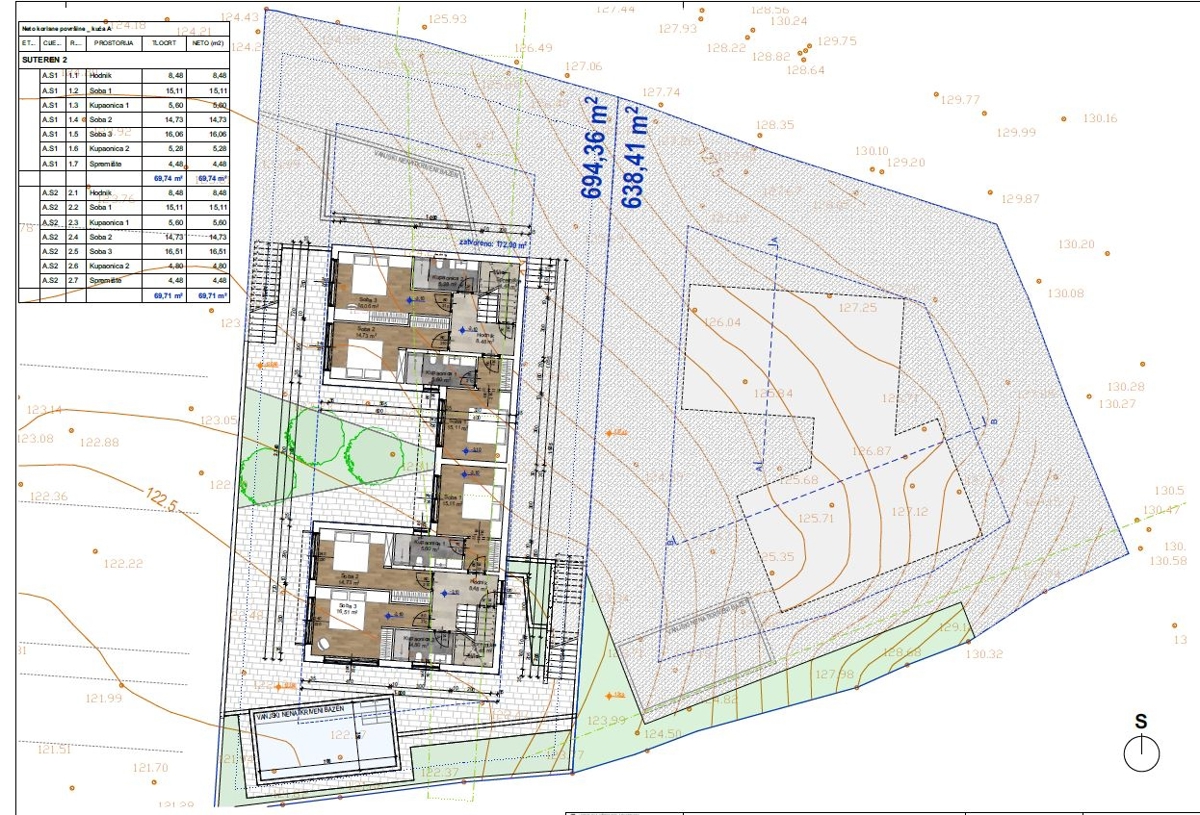 Krk, okolica, nova luksuzna vila s čudovitim razgledom!