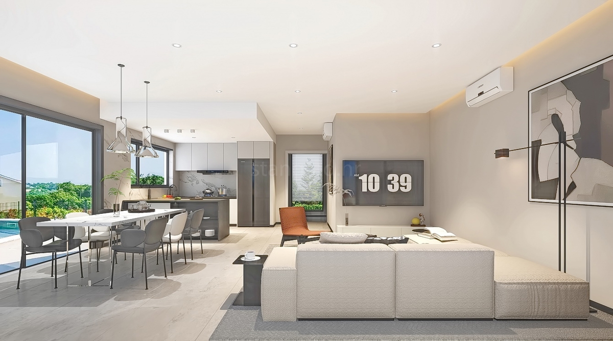 Krk, okolica, nova luksuzna vila s čudovitim razgledom!