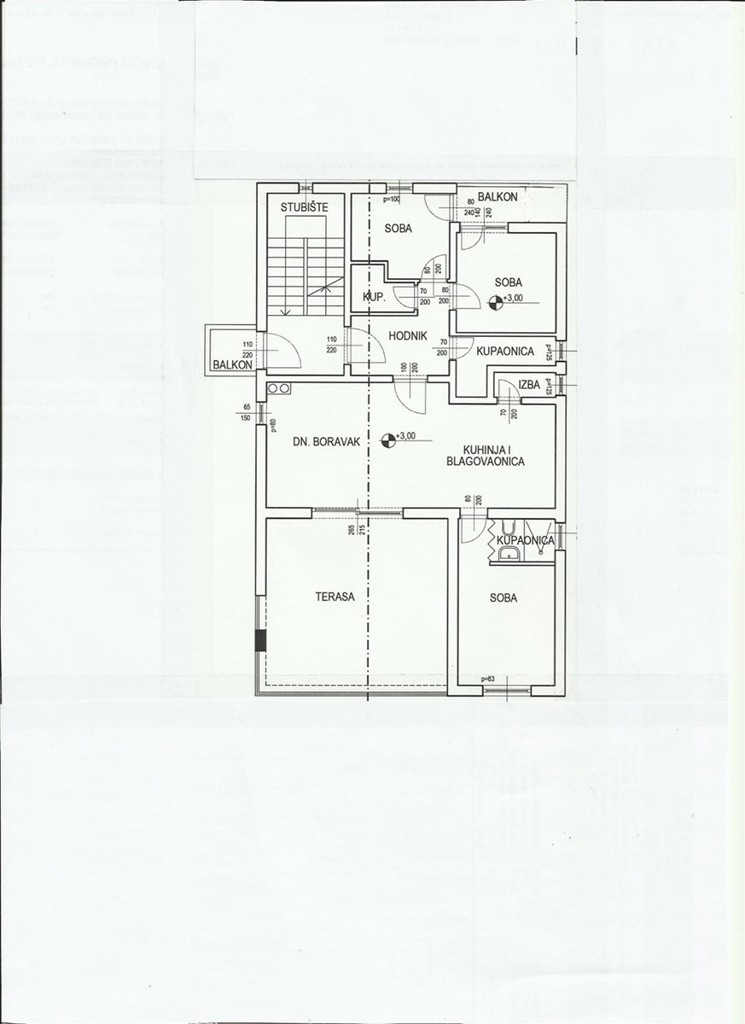 Krk, prostoren apartma v 1. nadstropju, prva vrsta do morja!