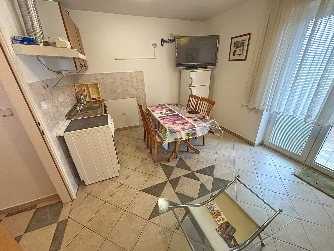 Malinska, opremljen apartma s pogledom na morje!