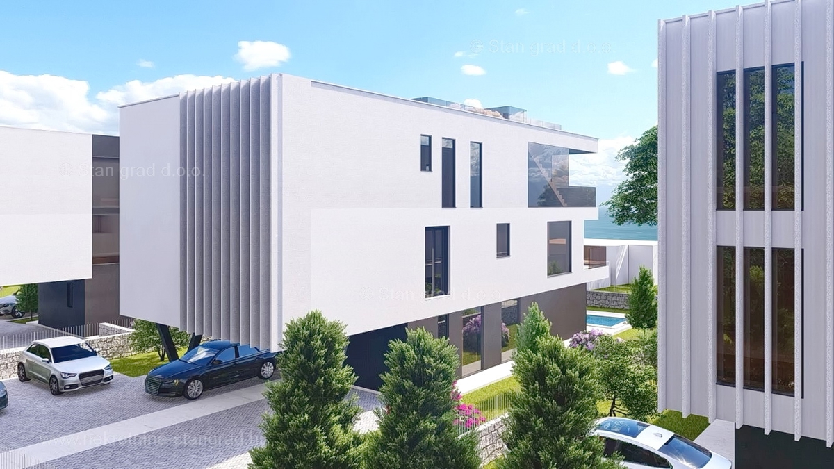 Njivice, gradbišče s projektno dokumentacijo blizu morja!