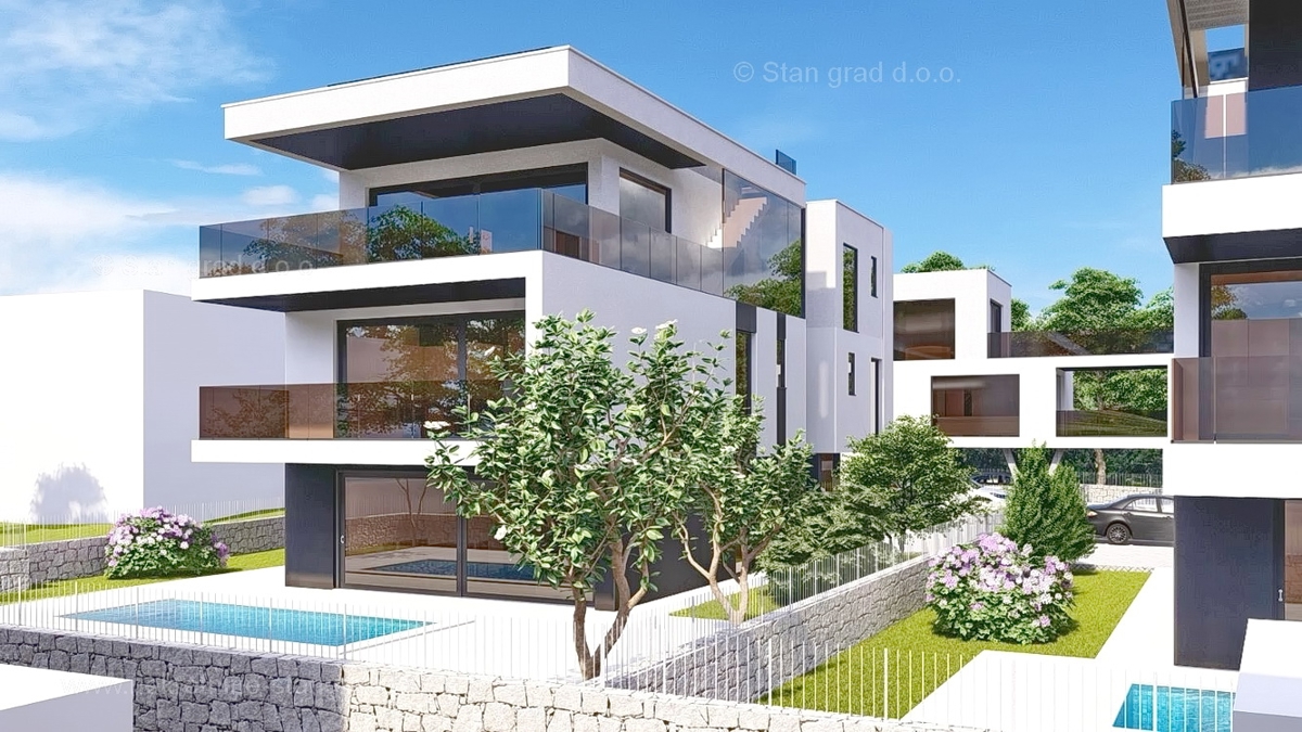 Njivice, gradbišče s projektno dokumentacijo blizu morja!