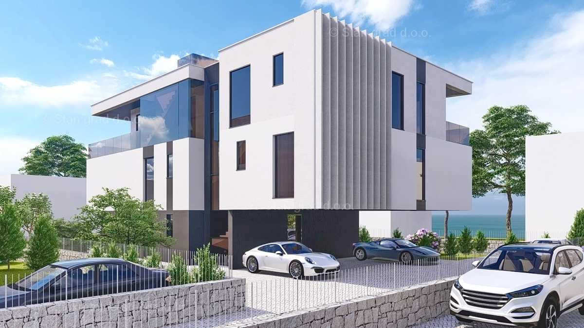 Njivice, gradbišče s projektno dokumentacijo blizu morja!