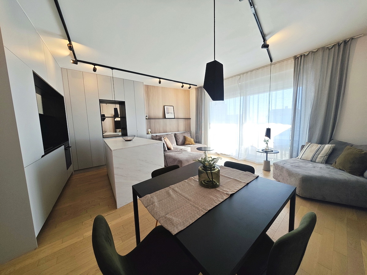 Mesto Krk, moderno pritlično stanovanje s pogledom na morje!