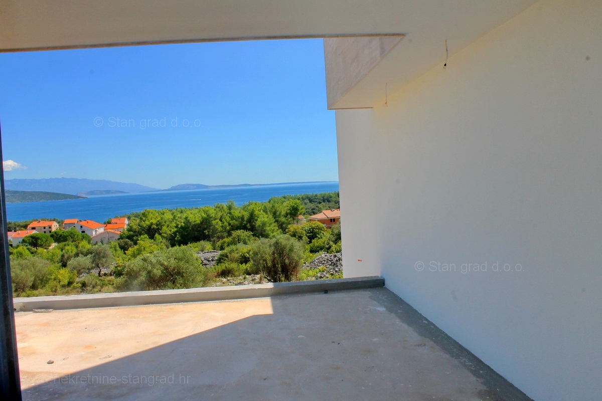 Krk, atraktiven penthouse s čudovitim pogledom na morje, PRODAJA!!