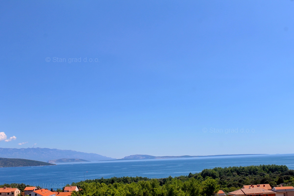 Krk, atraktiven penthouse s čudovitim pogledom na morje, PRODAJA!!