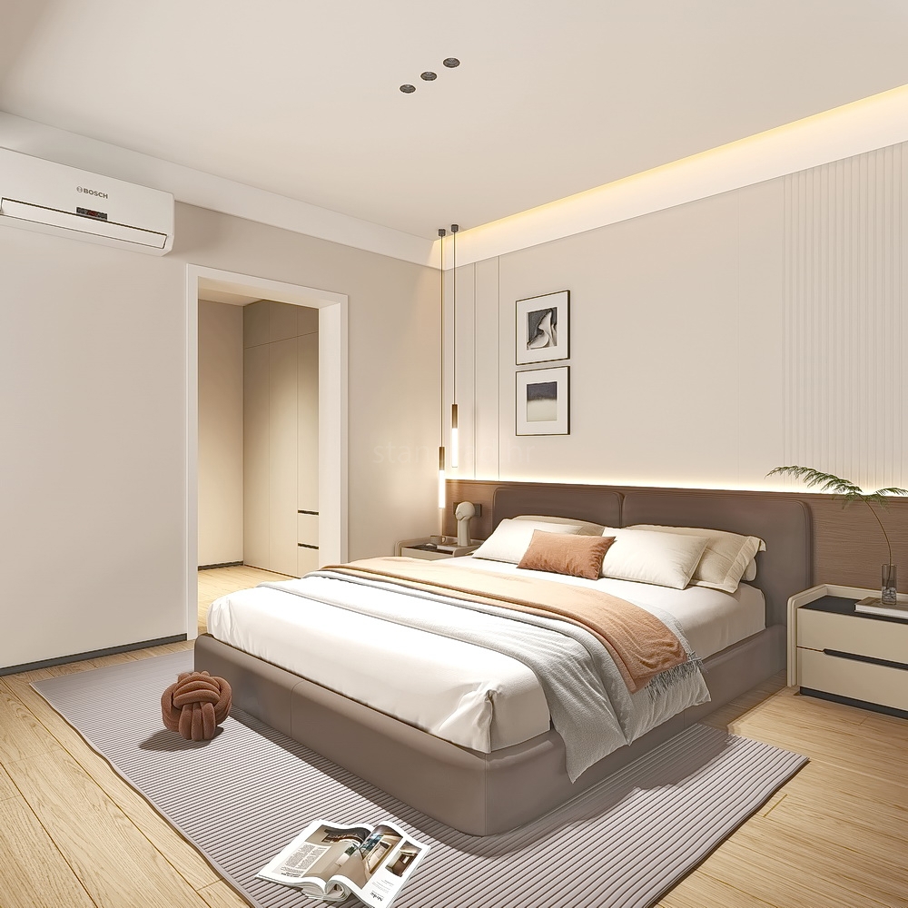 Krk, okolica, novogradnja, moderna hiša z bazenom in razgledom