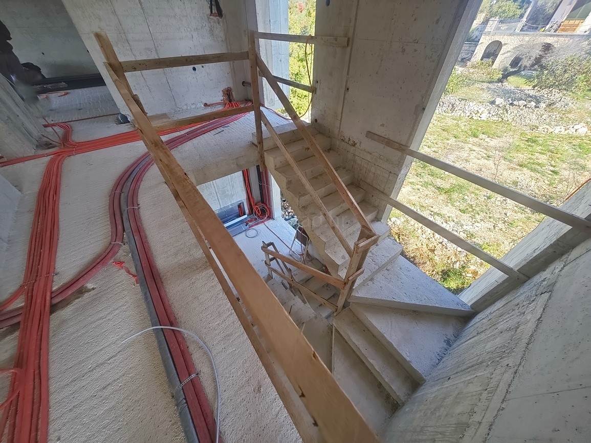 Okolica Krka, moderna hiša z odprtim pogledom na morje!