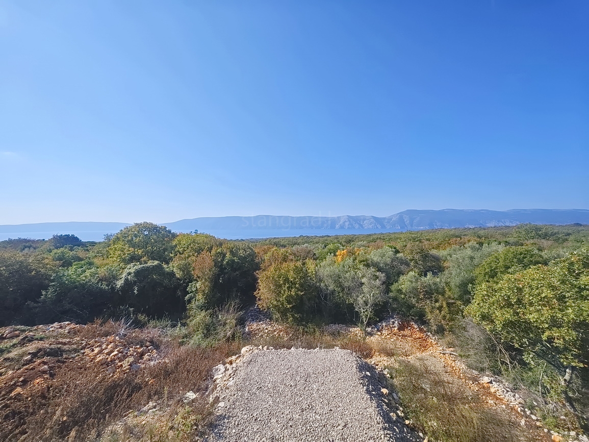 Okolica Krka, moderna hiša z odprtim pogledom na morje!