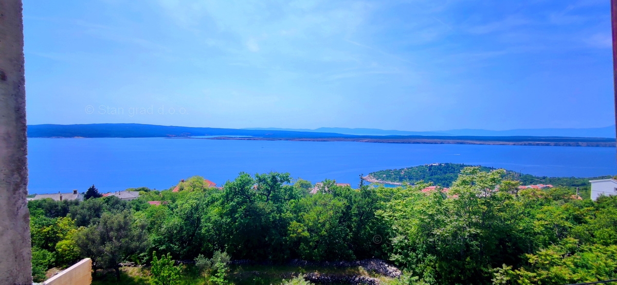 Crikvenica, okolica, apartma v pritličju z odprtim pogledom na morje, PRODAJA!