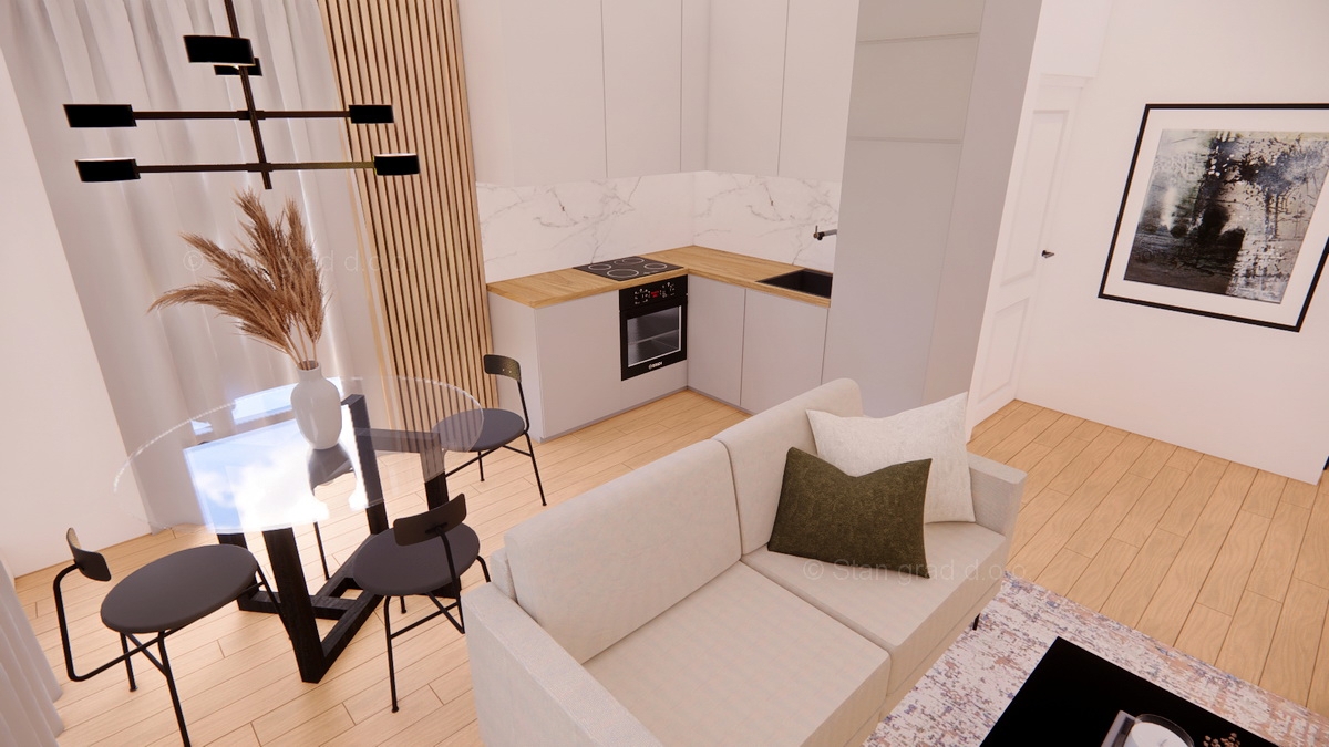 Omišalj, prodaja, čudovit apartma v prvem nadstropju z vrtom, blizu morja!