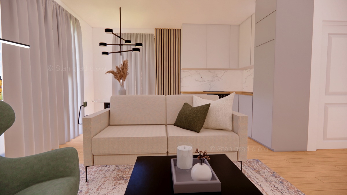 Omišalj, prodaja, čudovit apartma v prvem nadstropju z vrtom, blizu morja!