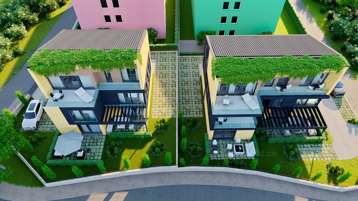 Otok Krk, mesto Krk, lep penthouse v novogradnji, 600 m od morja, prodamo!