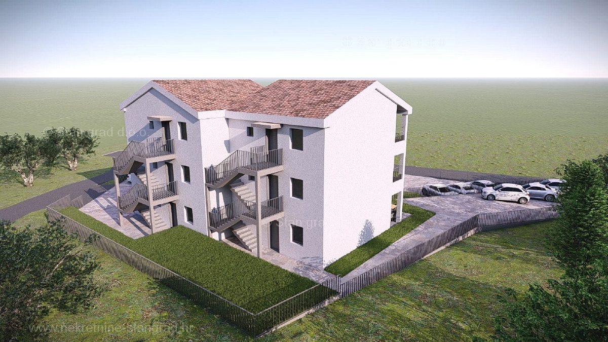 Uvala Soline, apartma v 2. nadstropju novogradnje blizu morja!