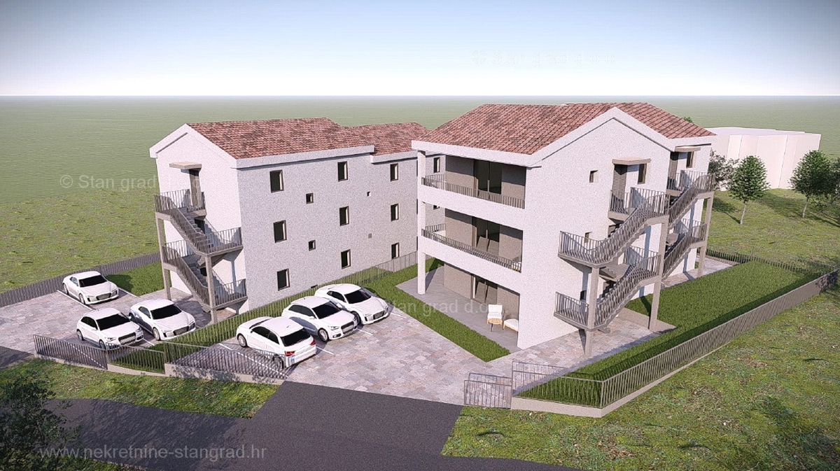 Uvala Soline, apartma v 2. nadstropju novogradnje blizu morja!