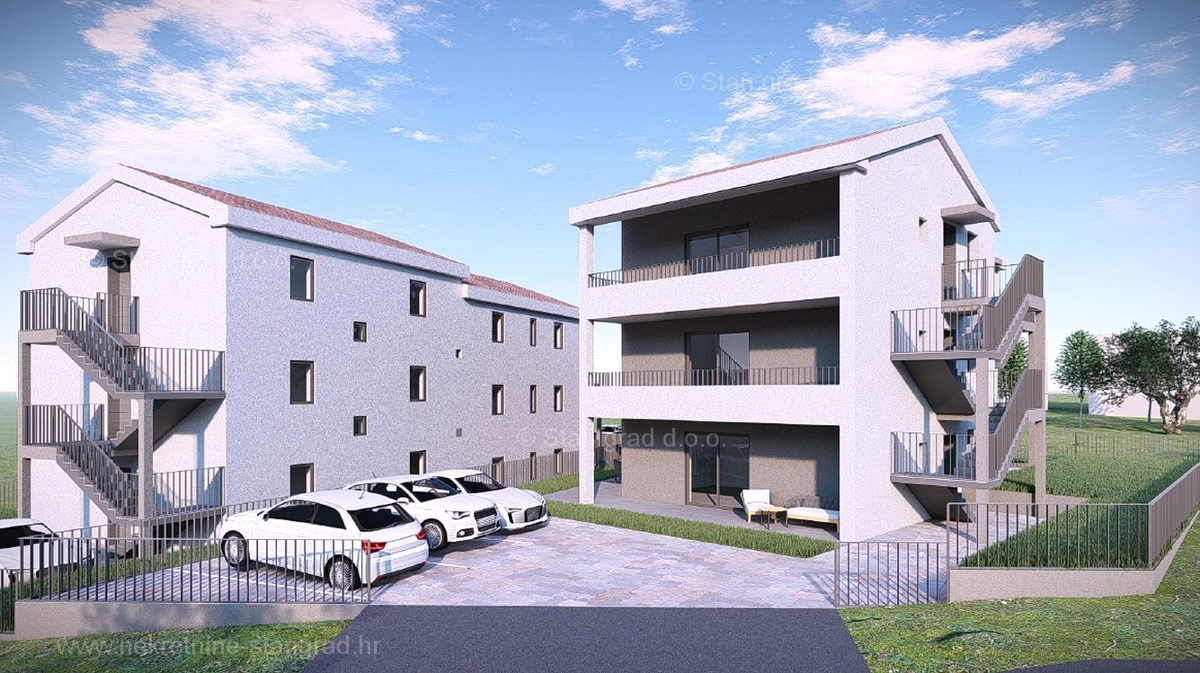 Uvala Soline, apartma v 2. nadstropju novogradnje blizu morja!