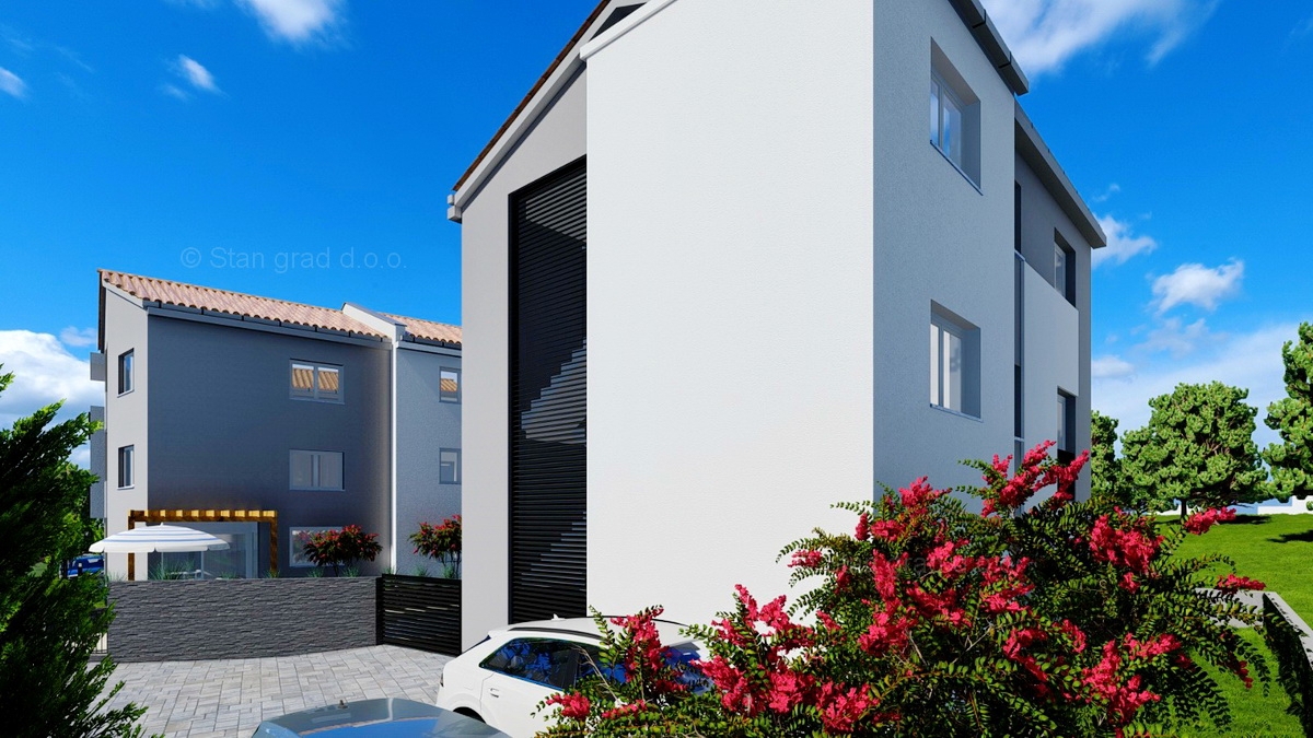 Šilo, novo stanovanje v 1. nadstropju s pogledom na morje, PRODAJA!