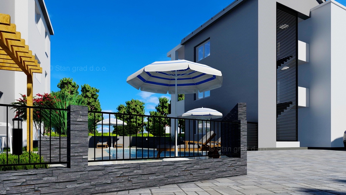 Šilo, novo stanovanje v 1. nadstropju s pogledom na morje, PRODAJA!