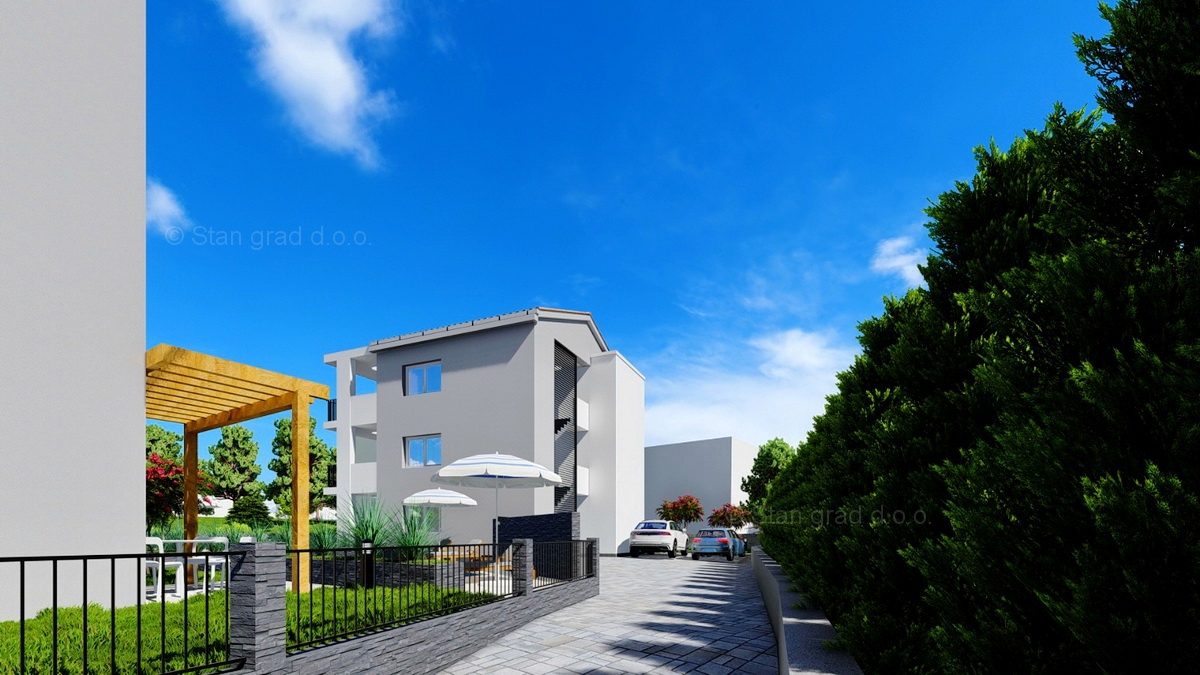 Šilo, novo stanovanje v 1. nadstropju s pogledom na morje, PRODAJA!