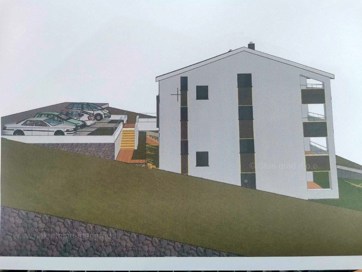 Crikvenica, okolica, novogradnja, dvoetažni apartma s pogledom na morje!