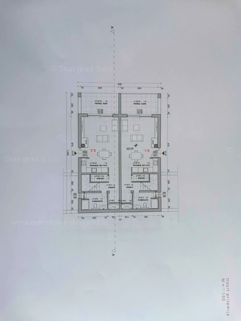 Crikvenica, okolica, novogradnja, dvoetažni apartma s pogledom na morje!