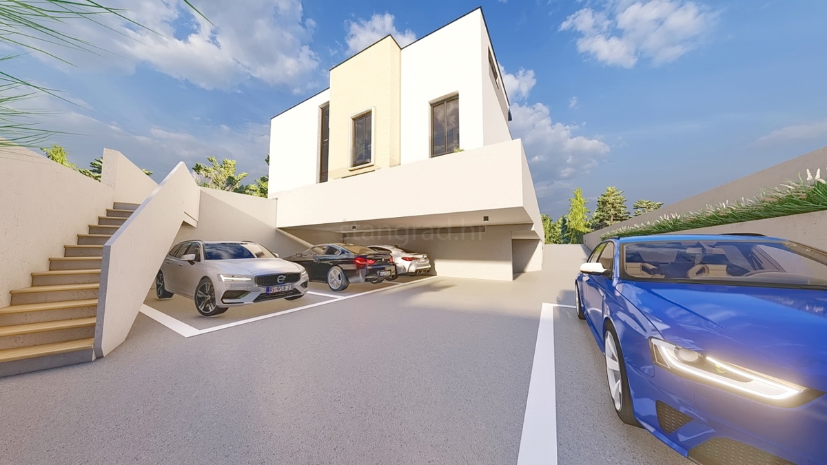 Grad Krk, stavba s štirimi apartmaji v nedokončani fazi blizu morja!