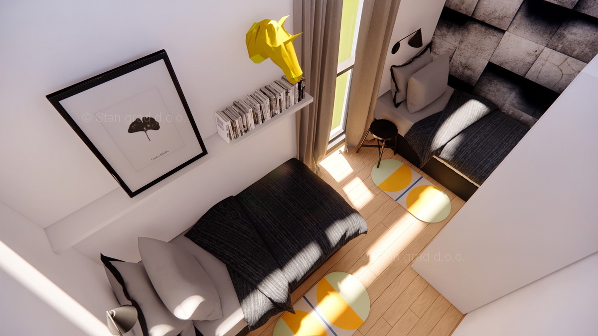 Omišalj, apartma z bazenom in prostornim vrtom blizu morja!