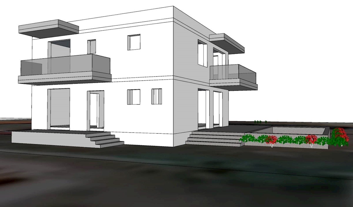 Vila v bližini Pule, 200m2, v gradnji