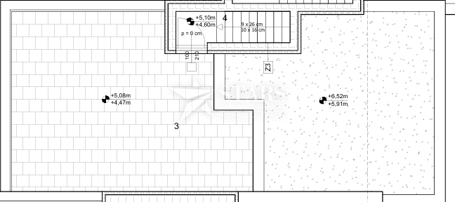 Kastav, Rubeši, vrstna hiša z garažo in pogledom na morje