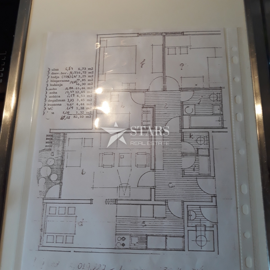 Rijeka – 3-sobno stanovanje z dnevno sobo, 82 m²