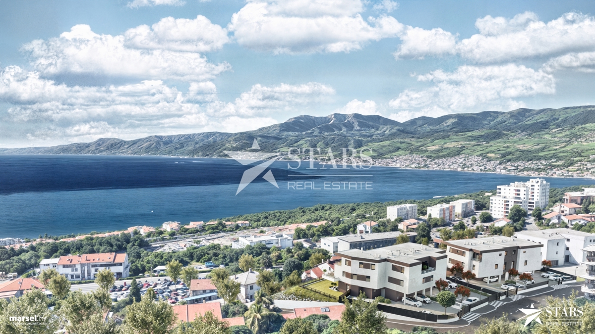 Rijeka, Martinkovac – Luksuzno stanovanje v novogradnji, 3 spalnice + dnevna soba