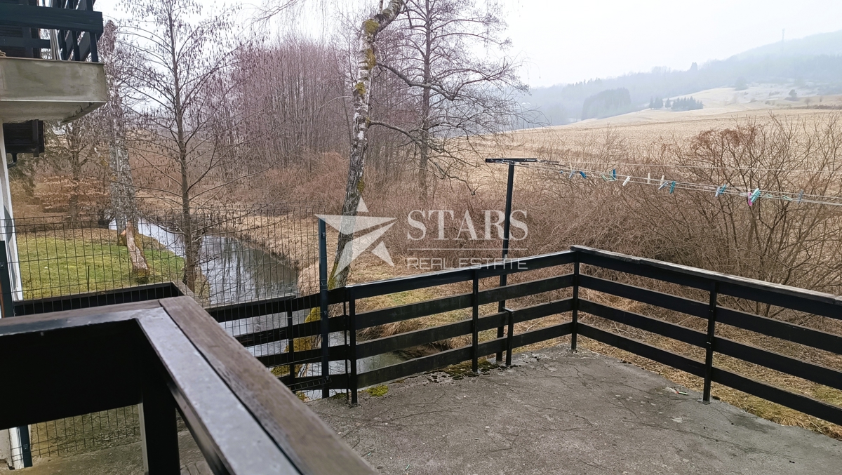 Josipdol - Stanovanjsko-poslovna nepremičnina ob potoku in starem mlinu