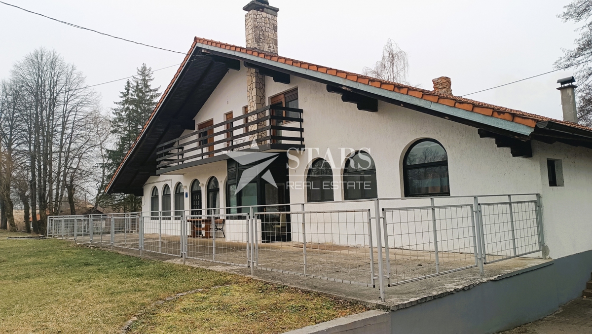 Josipdol - Stanovanjsko-poslovna nepremičnina ob potoku in starem mlinu