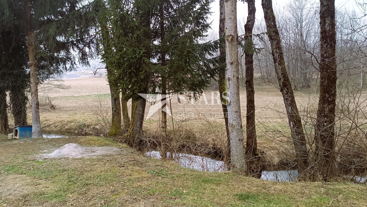 Josipdol - Stanovanjsko-poslovna nepremičnina ob potoku in starem mlinu