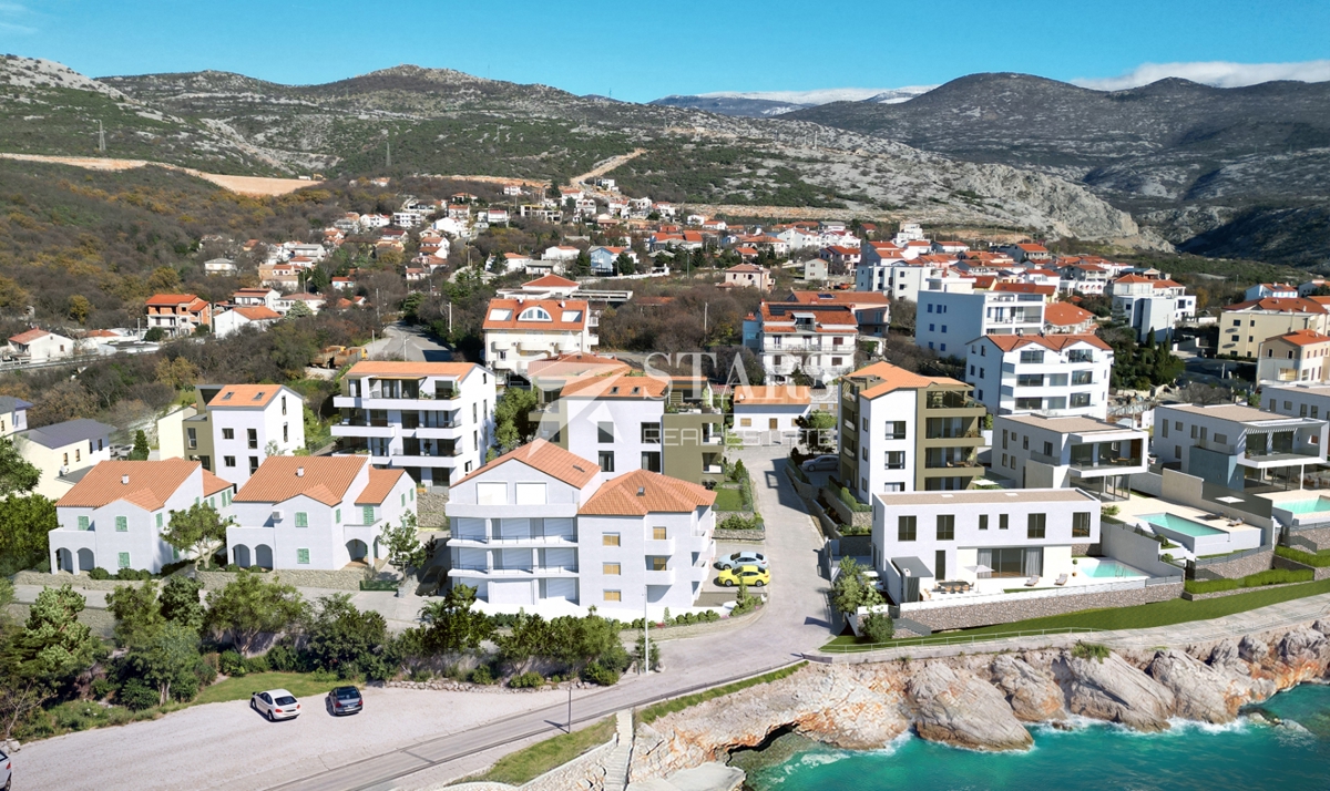 Novi Vinodolski, Povile – 3-sobno stanovanje v novogradnji, 81,14 m²