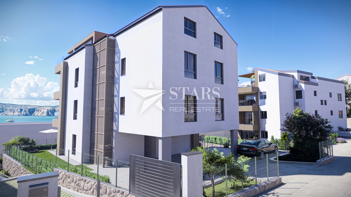 Novi Vinodolski, Povile – 3-sobno stanovanje v novogradnji, 81,14 m²