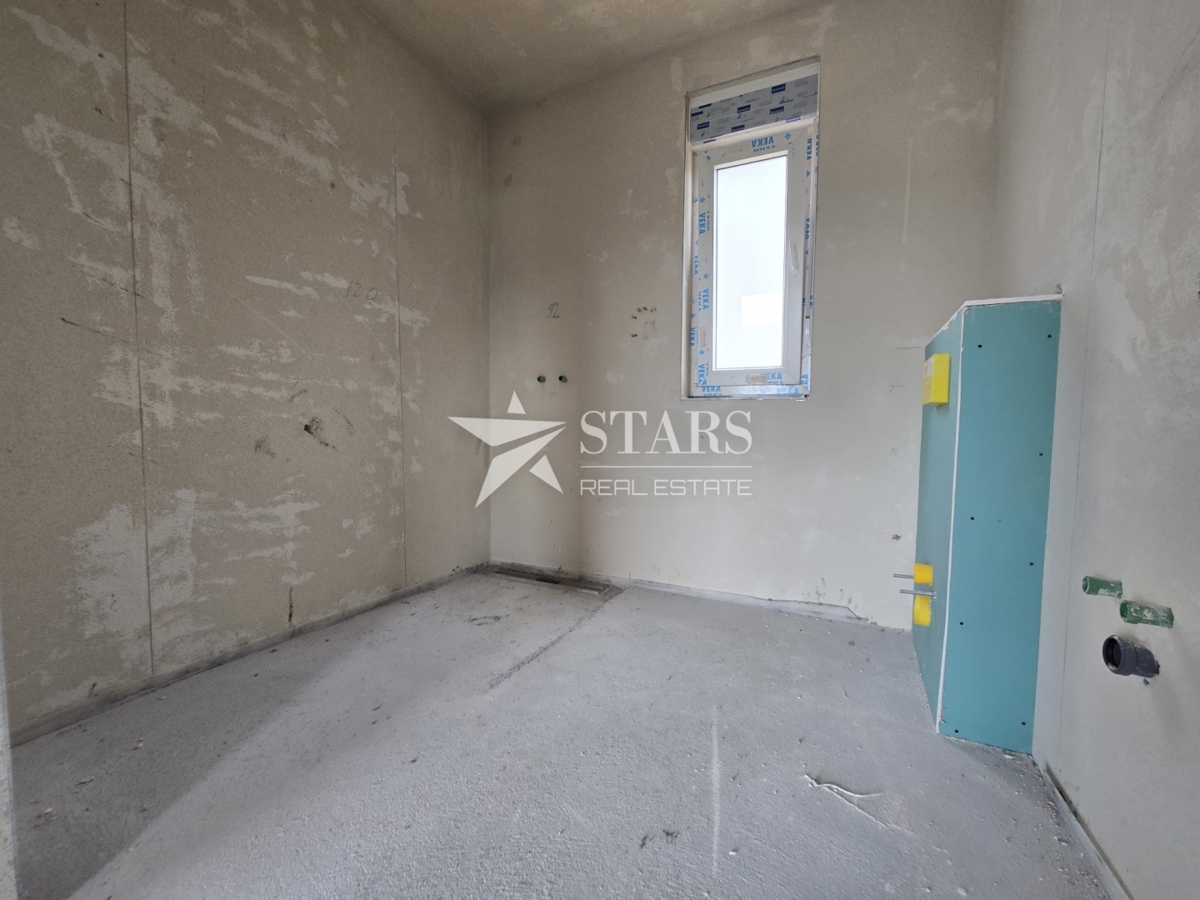 Otok Krk, Čižići, dvosobni apartma z dnevno sobo v novogradnji 