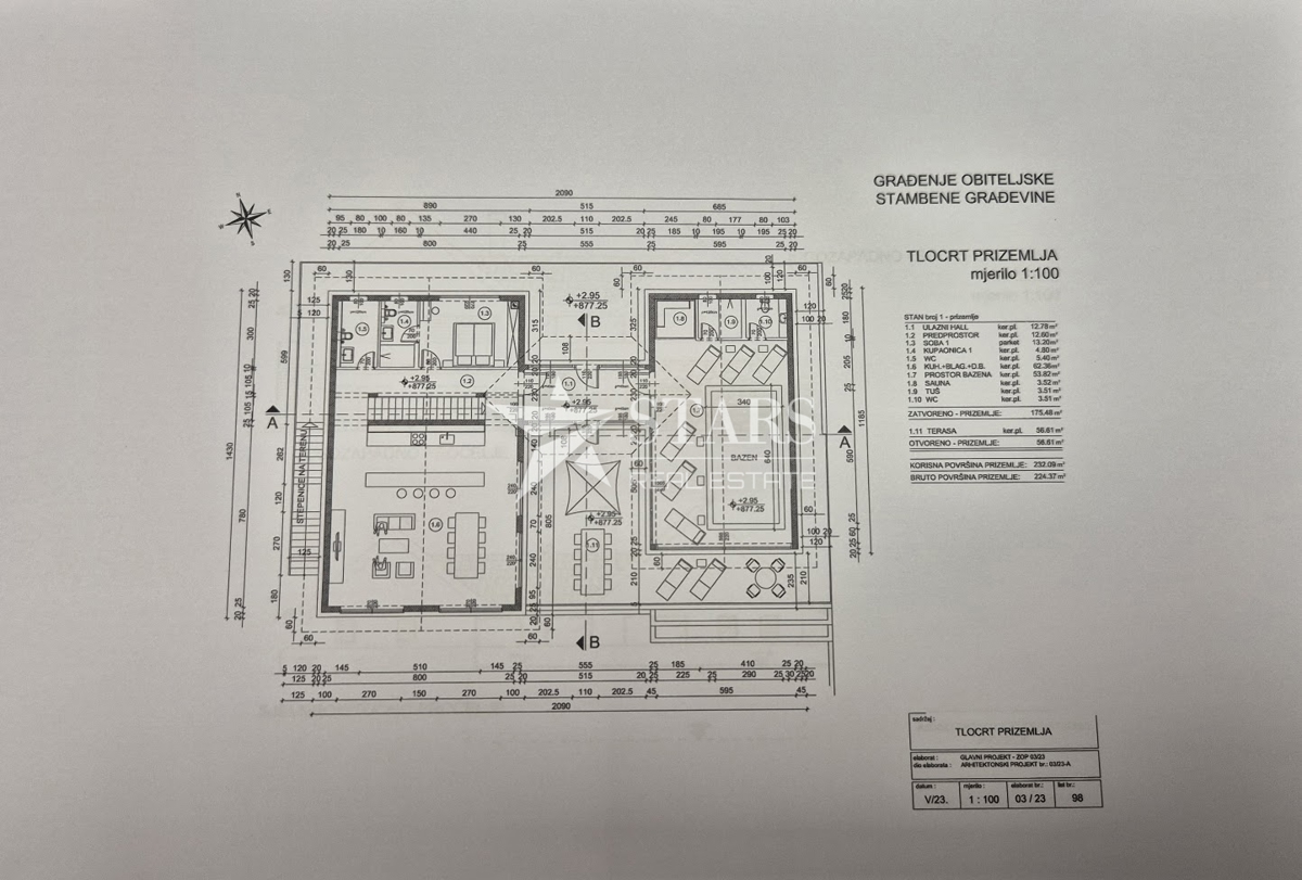 Gorski Kotar, Stari Laz – zemljišče z gradbenim dovoljenjem in projektom