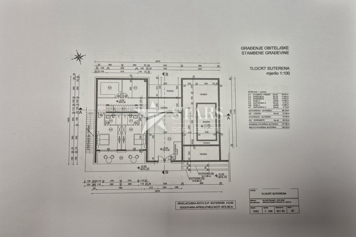 Gorski Kotar, Stari Laz – zemljišče z gradbenim dovoljenjem in projektom
