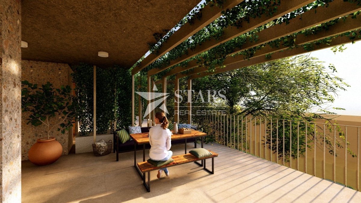 Rijeka, Zamet – Luksuzno 3-sobno stanovanje z dnevno sobo v pritličju