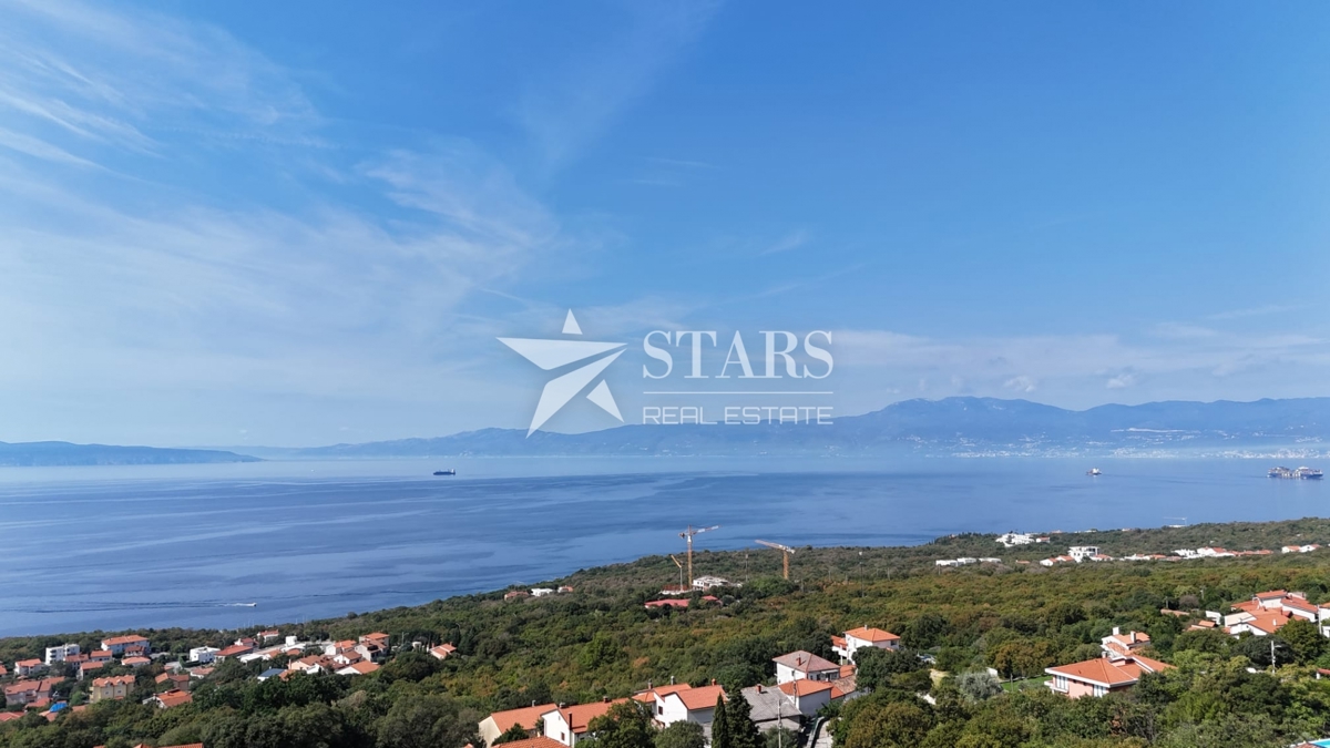 Kostrena, Dujmići – Gradbena parcela s pogledom na morje