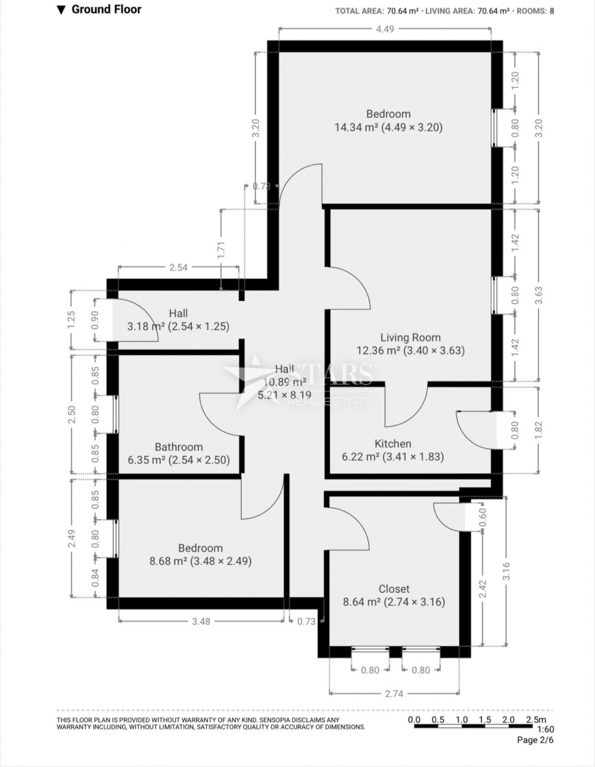 Stanovanje Marinići, Viškovo, 70m2