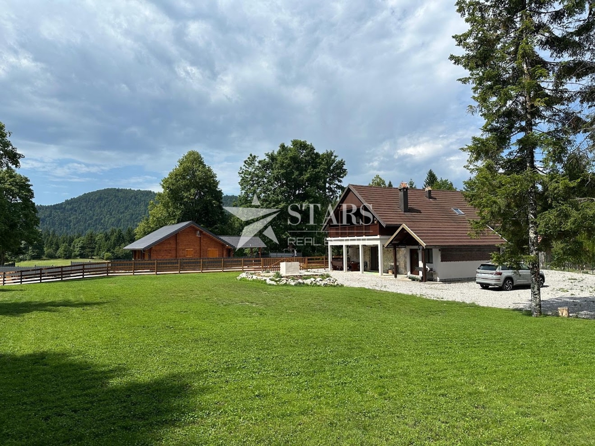 Gorski kotar, Delnice – Ekskluzivna ponudba samo pri nas! Avtohtona hiša s prostornim zemljiščem
