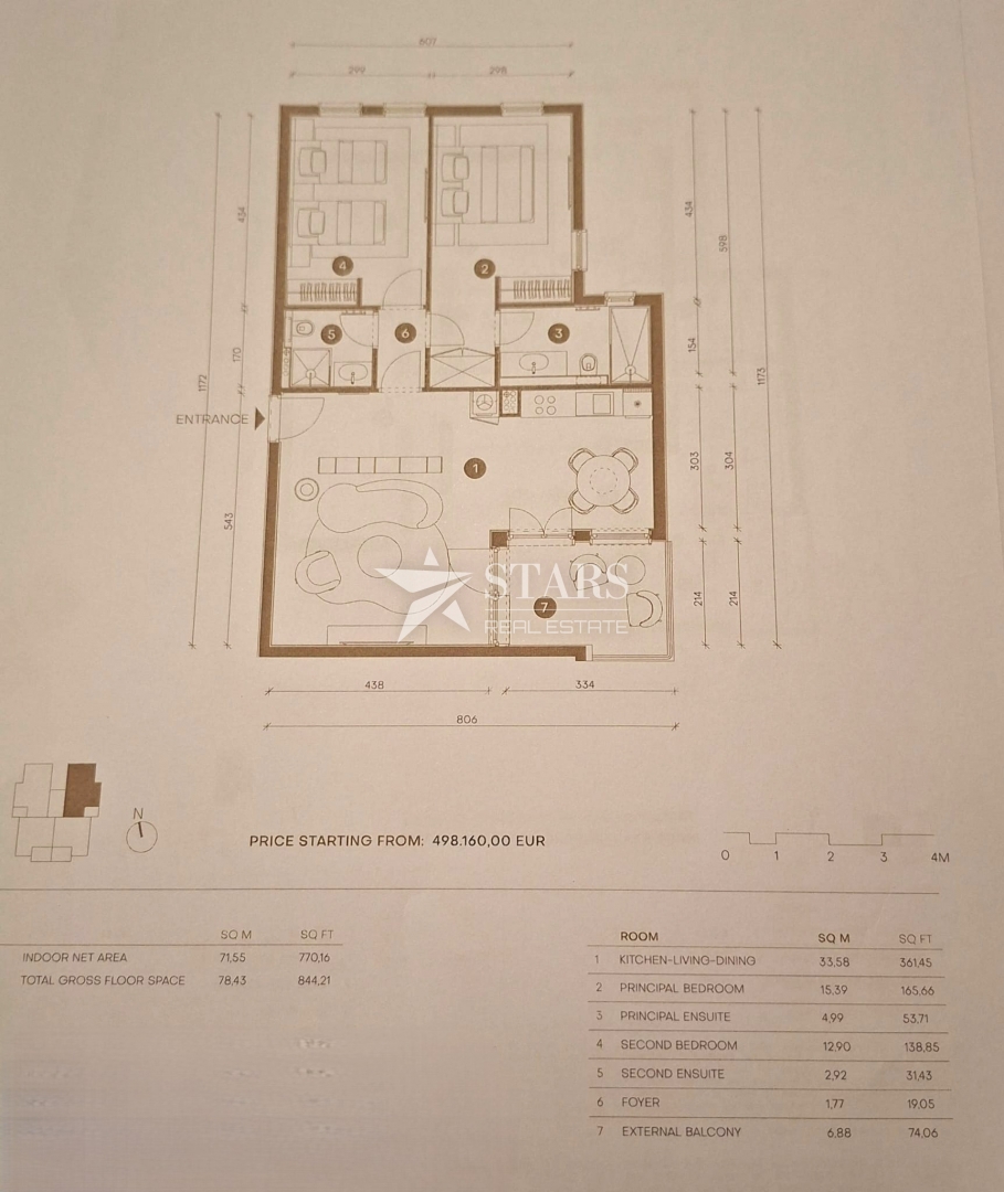 Stanovanje Novi Vinodolski, 67,39m2