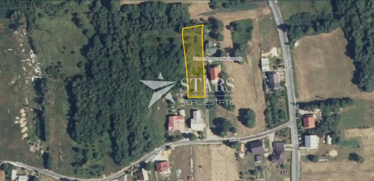 Gorski Kotar, Lič - Gradbena parcela 1497 m²