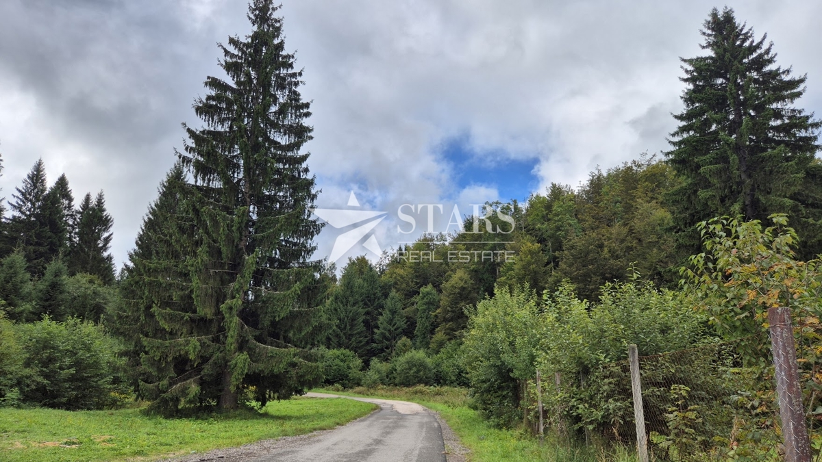 Gorski kotar, Tršće – Industrijska hala z velikim zemljiščem