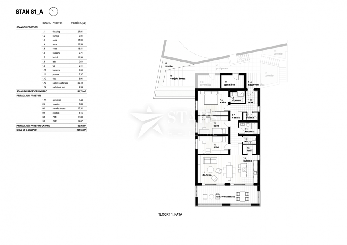 Hiša Glavani, Kostrena, 147m2