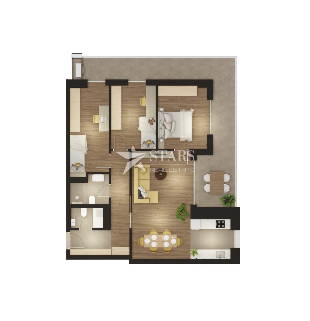 Stanovanje Zamet, Rijeka, 120,97m2