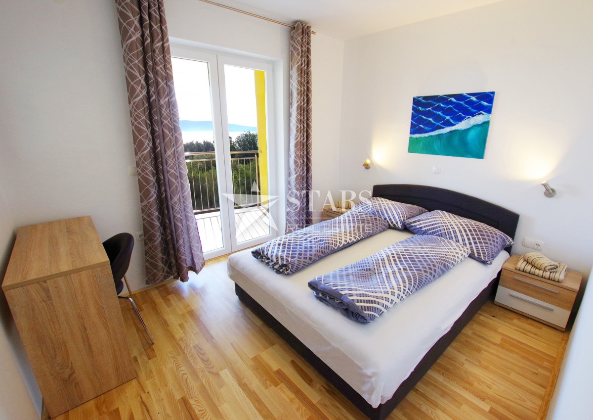 Istra, Labin – Apartmajska hiša z bazenom in panoramskim pogledom na morje