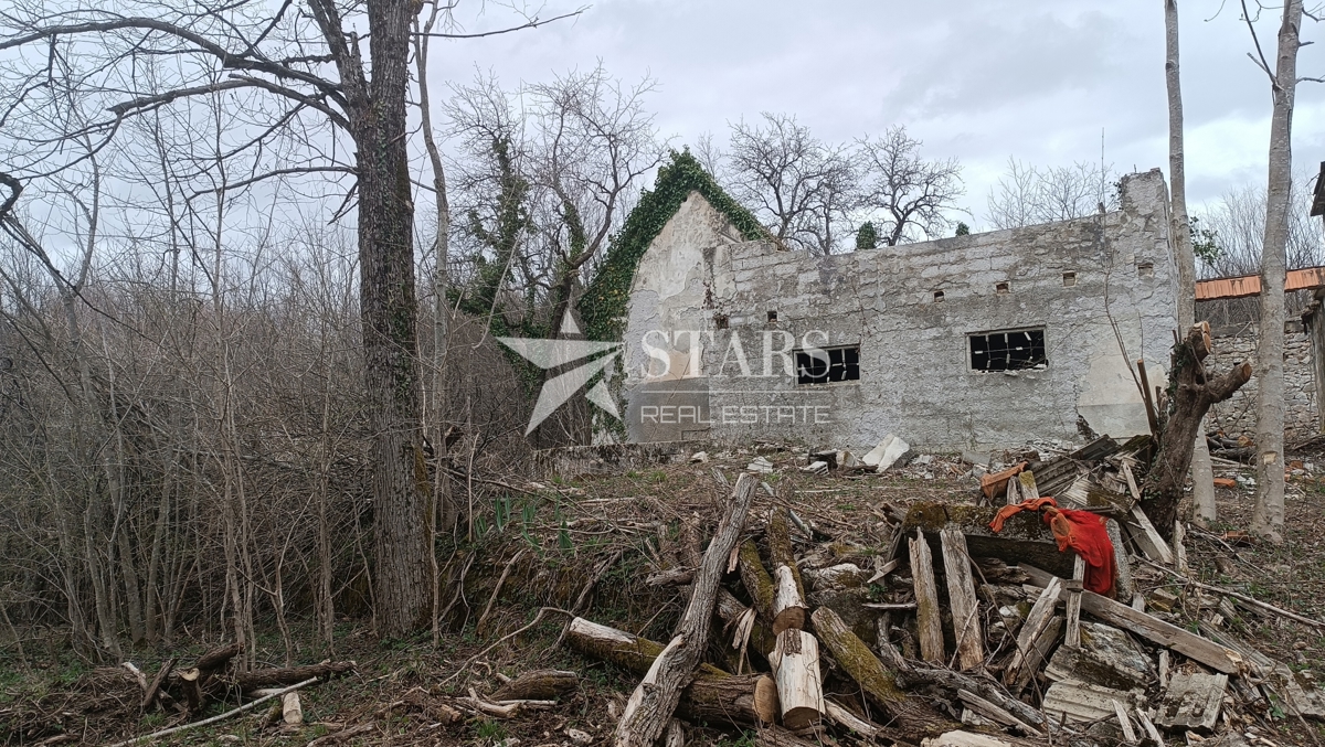 Plaški - Stavbno in kmetijsko zemljišče z ruševinami